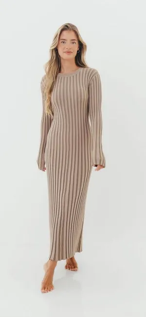 Worth Collective Dress Tan Size M thumbnail 1