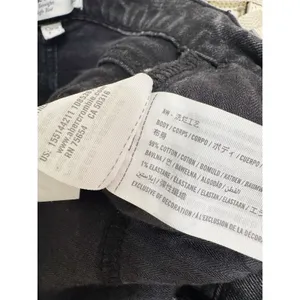 Abercrombie & Fitch The Ankle Straight Ultra High Rise Curve Love Jeans 25 Black thumbnail 5