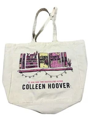 (Colleen Hoover) It Ends With Us Tote Bag: 18” thumbnail 1