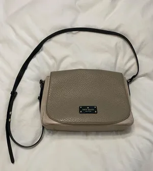 Kate Spade Tan And Cream Messenger Bag thumbnail 2