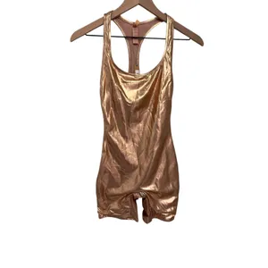 SKIMS METALLIC SWIM CYCLE SUIT/NWT / Champagne color Small NWT thumbnail 5