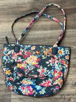 Vera Bradley Quilted Floral Purse thumbnail 1