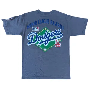 MLB Los Angeles Dodgers Mitchell & Ness Baseball Grey Graphic T-shirt thumbnail 2
