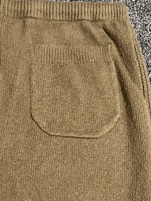 Womens M Auden Sleepwear Olive green fine-gauge knit loungewear set thumbnail 13