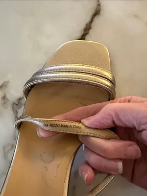 Naturalizer Rizzo gold heels thumbnail 7