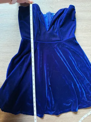 Tobi blue sweetheart Dress  thumbnail 6
