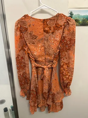 Von Maur Paisley V-Neck Dress thumbnail 2