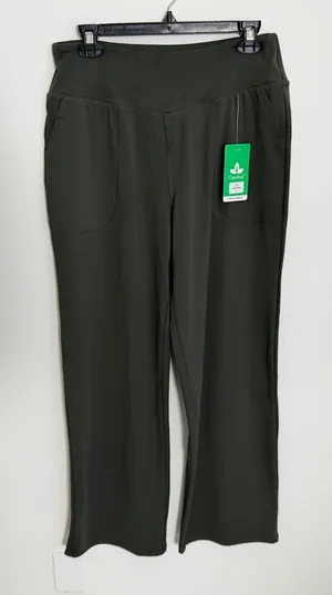Copyleaf Olive Green wide leg pants size large thumbnail 1