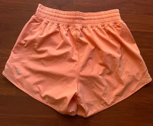 Lululemon Hotty Hot Coral Shorts 4" thumbnail 2