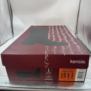 Kensie Naya B Women’s Black Knee High Boots Size 8.5 Side Zip Block Heel NWT thumbnail 6