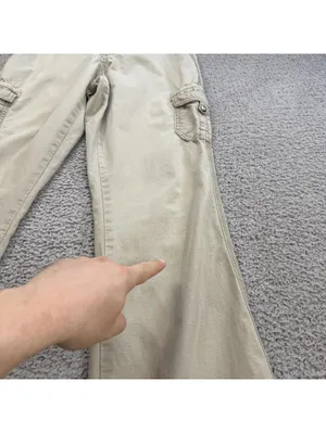 Carhartt Relaxed Fit Cargo Pants Womens 4 Regular Tan Workwear Utility Hiking thumbnail 7