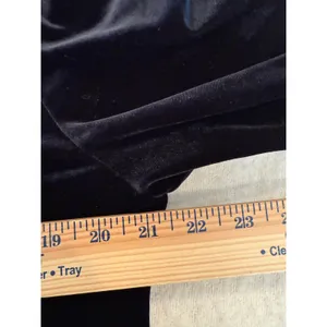 K.C. Spenser Vintage Black Velvet Dress Size 14 whimsigoth classic Y2K thumbnail 6