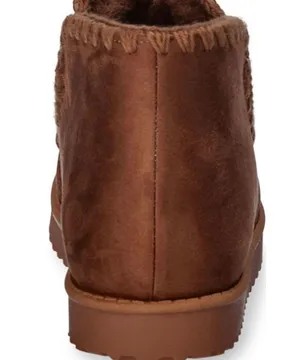 Pacific&Co PORTLAND BOOT COMPANY Size 10 Chestnut Womens Shearling Booties Faux Suede New thumbnail 12