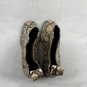 Nordstrom Snakeskin Print Ankle Boots‎ Square Toe Block Heel Chelsea Booties 7.5 thumbnail 6