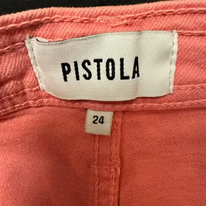 1992‎ | Pistola Penny High Rise Wide Leg Raw Hem Jeans Flamingo Pink Women 24 thumbnail 5