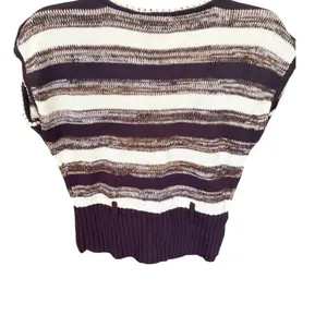 Nick & Mo Y2K Striped Cardigan L Brown White thumbnail 8