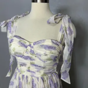 Petal And Pup Floret Midi Dress, Lavender, M thumbnail 3