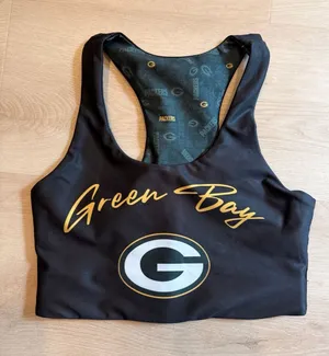Certo NFL Green Bay Packers Reversible Sports Bra thumbnail 1