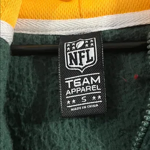Green Bay Packers NFL Full Zip Sherpa Hoodie‎ NWOT Small thumbnail 6