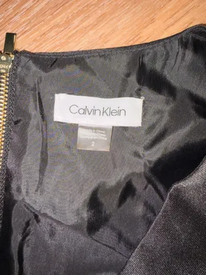 Black Calvin Klein High-Low Dress thumbnail 3