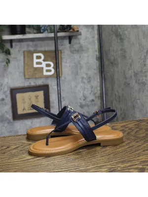 NWT Tommy Hilfiger Womens Cruman Emblem Sandals TWCRUMAN Dark Blue 6.5M thumbnail 14