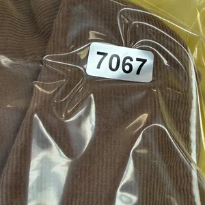Kayce Hughes Womens Brown Corduroy Shift Dress Size 4 Long Sleeve White‎ Piping thumbnail 13