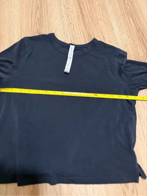 Lululemon Classic-Fit Cotton-Blend Long Sleeve Shirt Women's Size 4 thumbnail 5