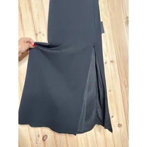 NWT Lulus Rumi Black Sleeveless Column Midi Dress Bodycon Criss Cross Party Sz M thumbnail 5