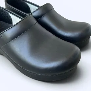 Dansko Professional Black Leather Clogs Womens EU 38 US 8 Comfort Shoes thumbnail 3