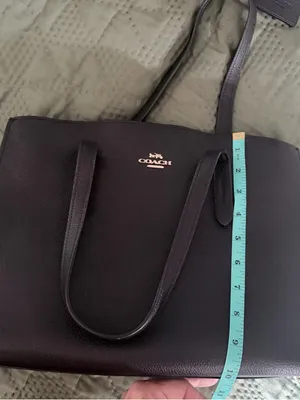 Coach Black Polished Pebble Leather Charlie Carryall Tote 25137 thumbnail 13