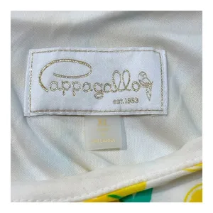 Pappagallo Shift Dress Womens XL Yellow‎ Lemon Print Sleeveless Summer Mini thumbnail 7