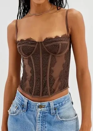 Urban Outfitters Out From Under Modern Love Corset Top thumbnail 1