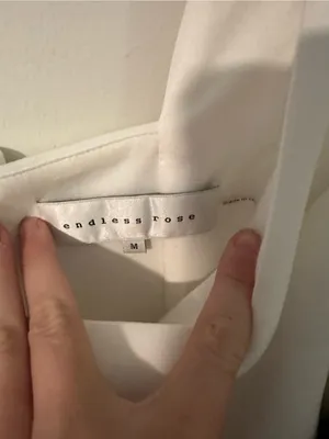Endless Rose Anthropologie tie front peplum blouse thumbnail 3