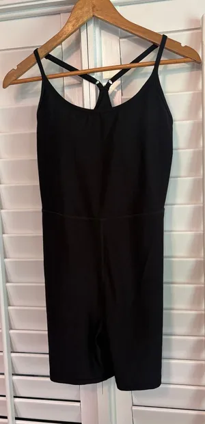 Old Navy Cloud Black Active Romper‎ Size Medium thumbnail 1