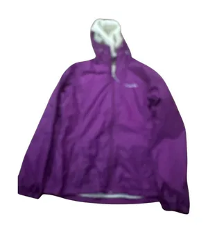 Columbia Womens Jacket Medium Purple SherpaLined Hooded Coat‎ thumbnail 1