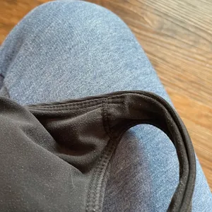One Activewear Sports Bra Black Washed Ribbed Longline Sz 6 Strappy Back thumbnail 7
