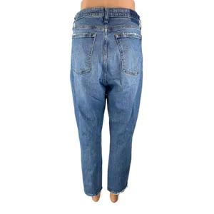 Abercrombie & Fitch High Waisted Distressed Skinny Leg Denim Jeans Pants Size 32 thumbnail 2