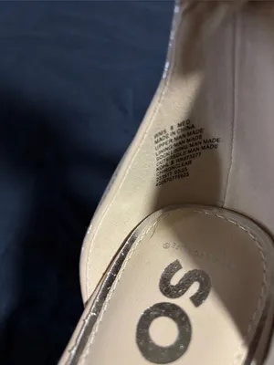 SO Nude Clear Strap Ankle Strap Heels. Size 8M thumbnail 4