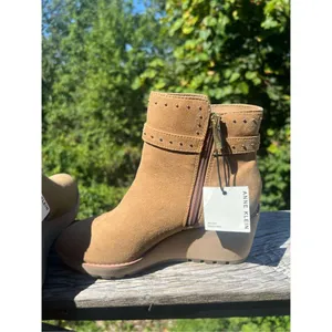 Anne Klein Pamela Booties Natural Sz 5.5 NWT thumbnail 5