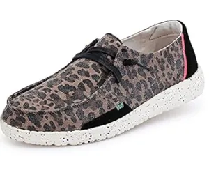 Women’s Leopard Hey Dudes thumbnail 1