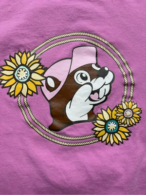 Buc-ee’s Love Me Some Boots Pink Graphic Tee Women’s M Western Cowgirl thumbnail 5