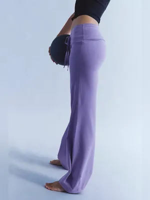 NWOT Free People FP Movement Quick Step Bubble Pants - Gem purple - Small thumbnail 5