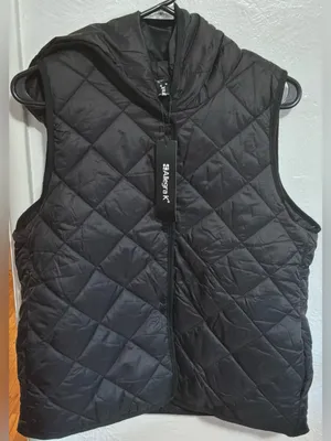 #79 NWT Allegra K Women Casual Quilted Button Down Hooded Puffer Vest Size M thumbnail 7