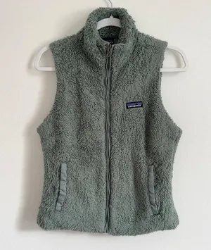 Patagonia Los Gatos Vest Size Small Women’s Full Zip Up Jacket in light green thumbnail 2
