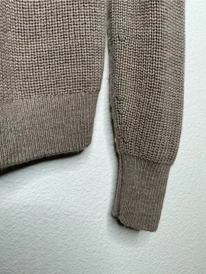 Quince Australian Merino Wool Half Zip Sweater Malted Toffee Extra Small thumbnail 12
