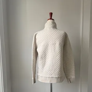 Patagonia Women's Cream and Mauve Organic Cotton Quilt Snap-T Pullover Small thumbnail 3