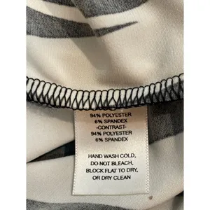 White House Black Market S Black White Pattern Shift Dress Square Neck thumbnail 9
