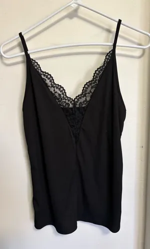 SheIn Lace black tank thumbnail 1