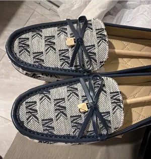 NWT Michael Kors Juliette MOC Loafers NAVY Leather Women Size 7 thumbnail 5