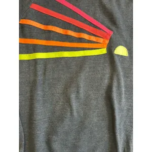Aviator Nation Daydream Crewneck Women’s Sz XS Navy Blue Neon Embroidered thumbnail 2